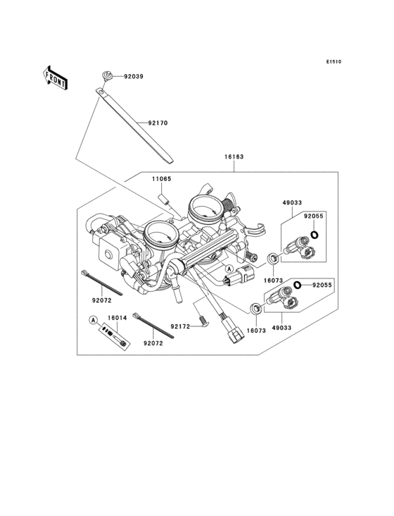 KLE650 Акселератор