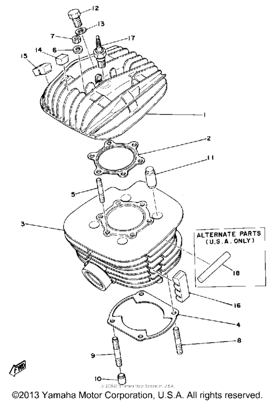 Cylinder head-cylinder