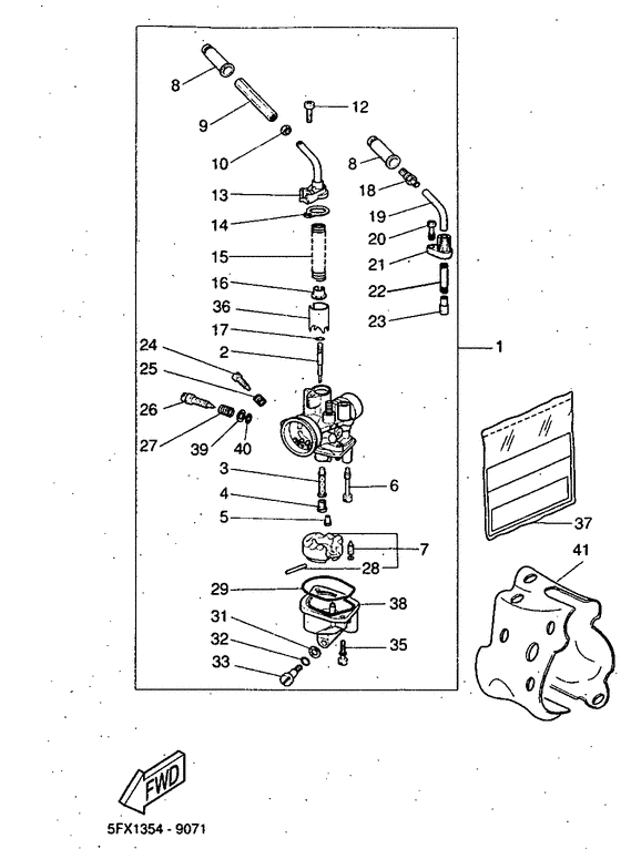 CW50RS Карбюратор