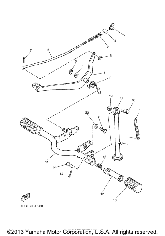 PW80S Подножки