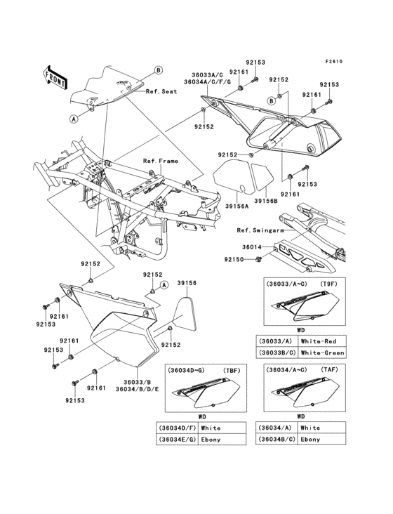 Side covers/chain cover(1/2)(t9f-tbf)