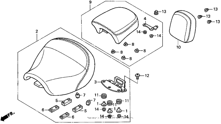 Vt1100c seat 97