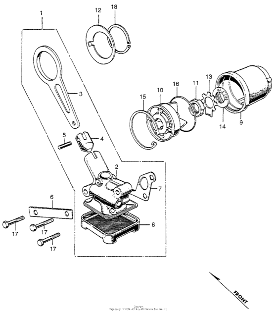 Oil filter + oil pump