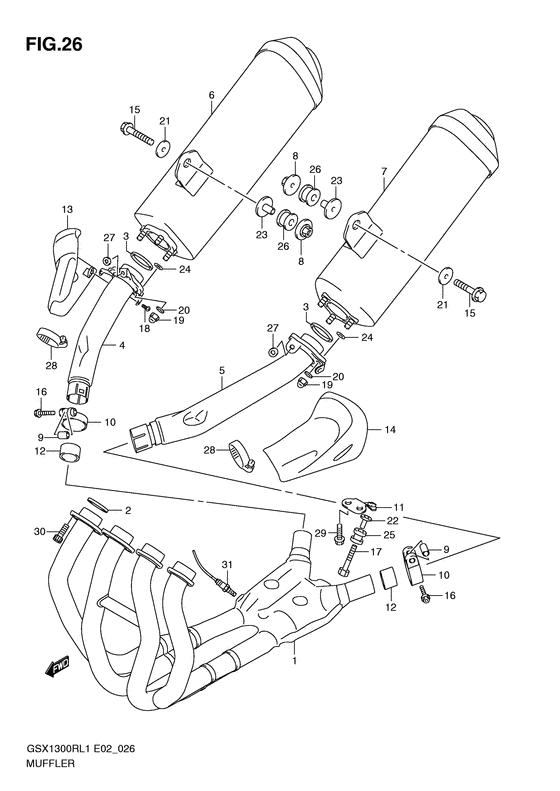Muffler comp