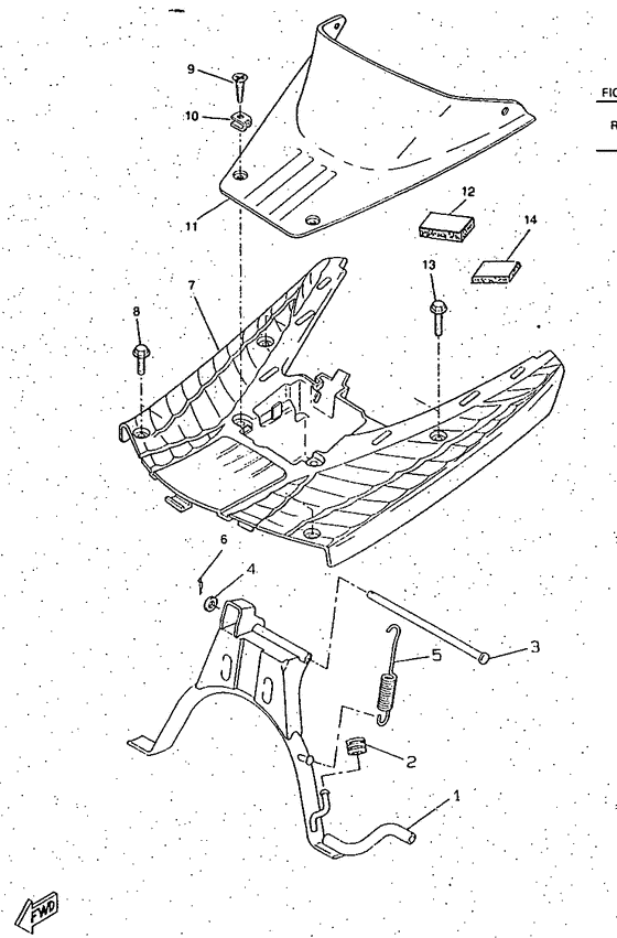 CW50RS Stand. footrest