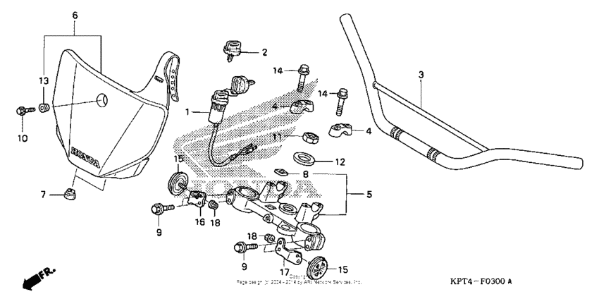 Handlebar + top bridge