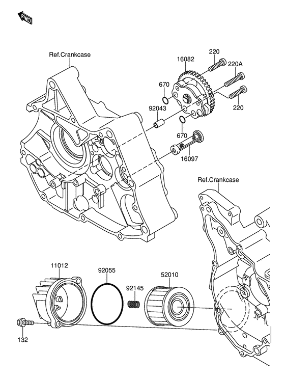 DR-Z110 Маслонасос