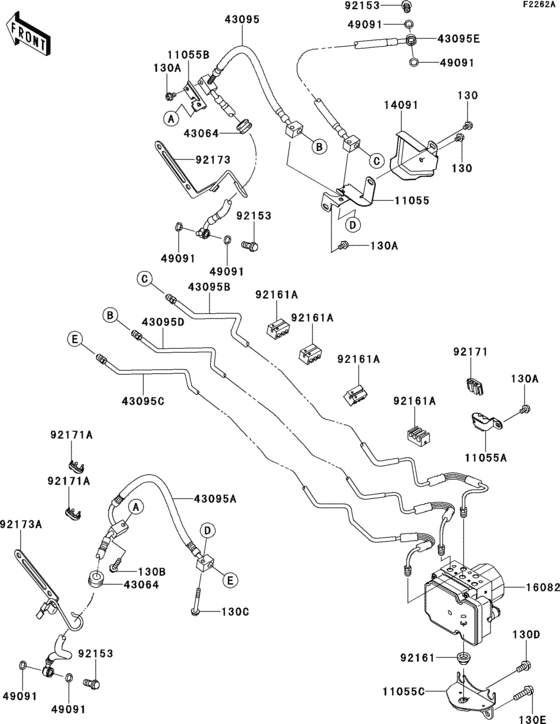 Brake piping(baf-bcf)