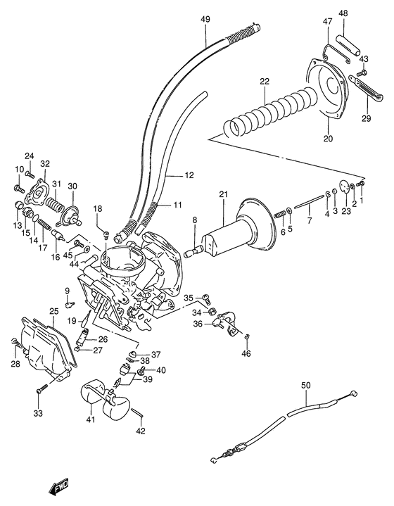 Carburetor assy