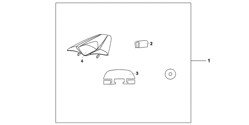 CB1000R Seat cowl*nha84p*
