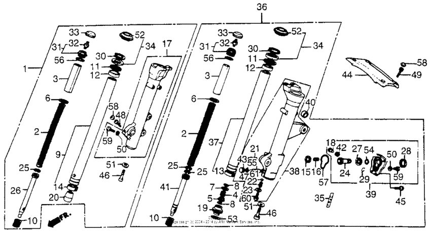 Front fork 85