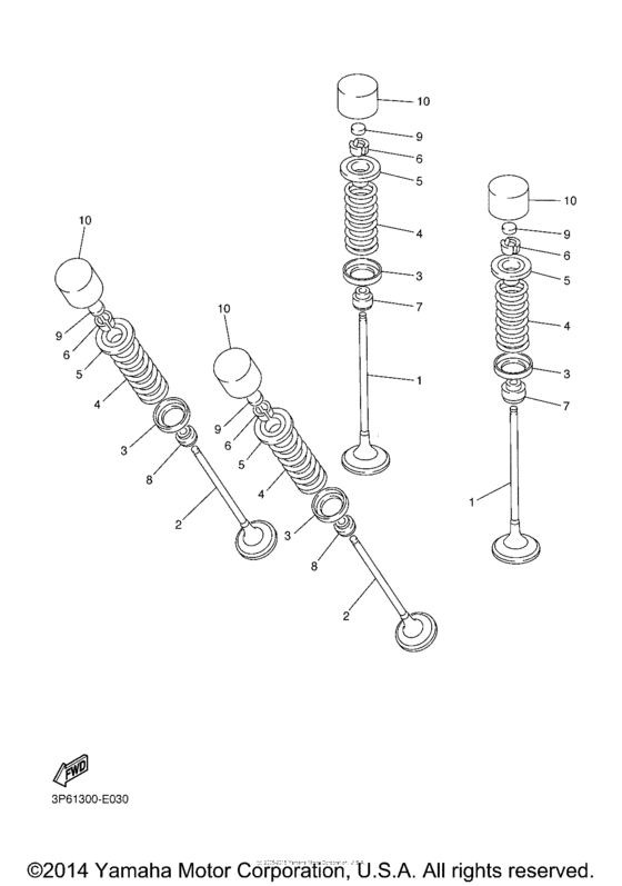 FJR13AXCB Клапана