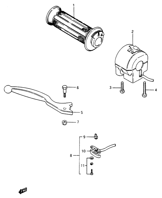Right handle switch