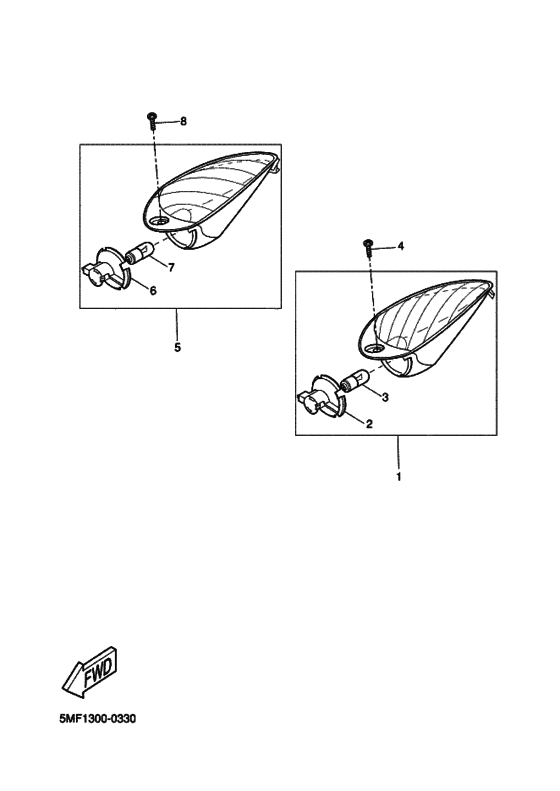 XN125 Проблесковый световой сигнал