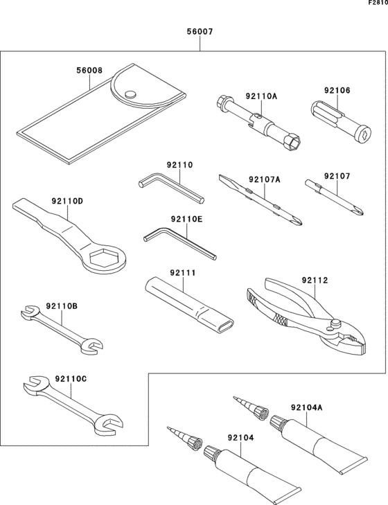 ZX600 Owner`s tools(r9f / raf)