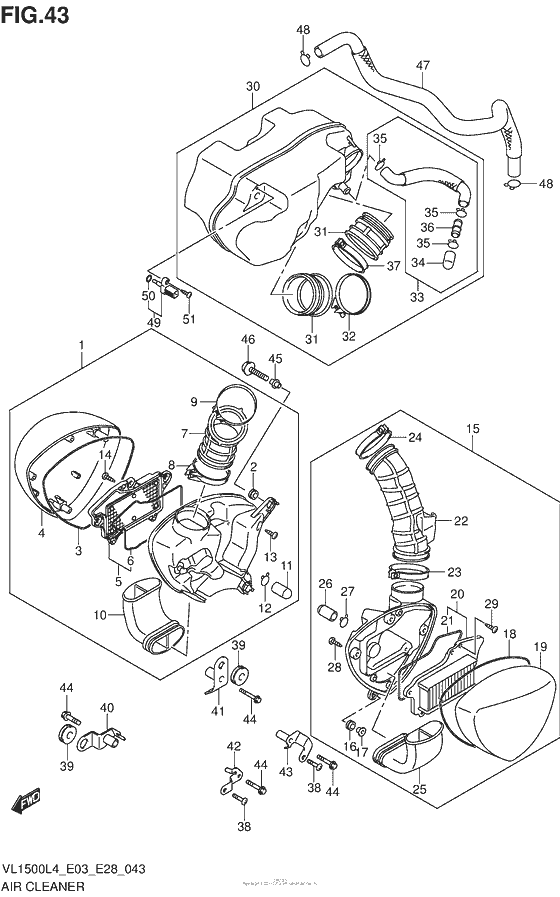 Air Cleaner (Vl1500L4 E28)