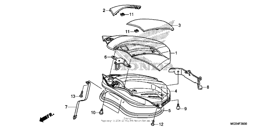 Luggage lid