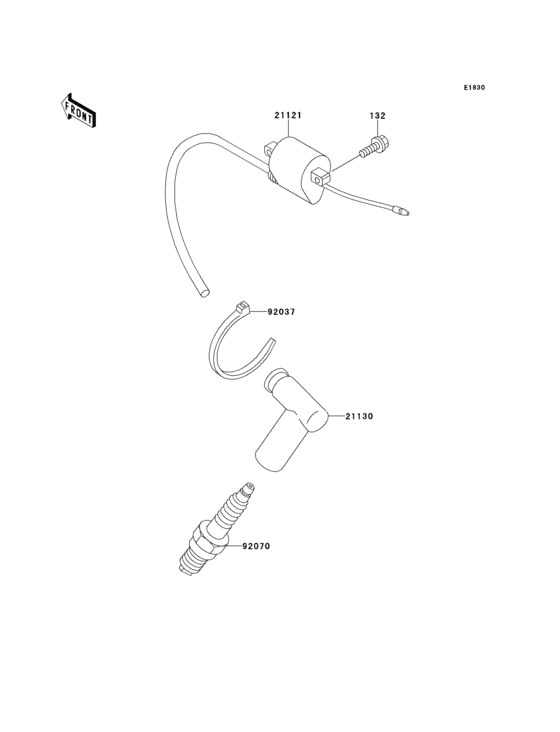  Катушка зажигания