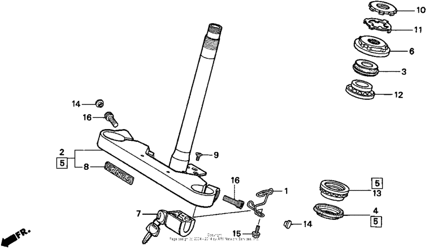 VT600CD Траверса нижняя