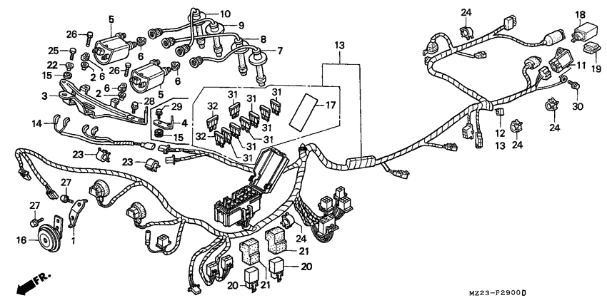 Harness wire