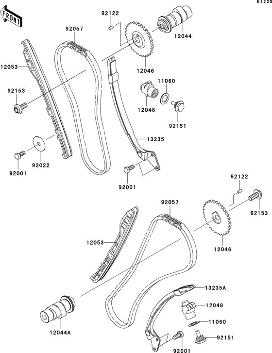 VN900 Распред вал