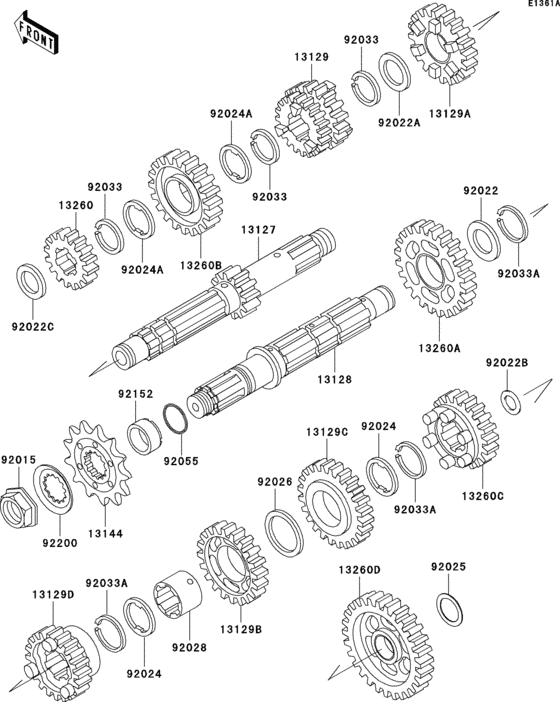 Transmission(klx300-a8)