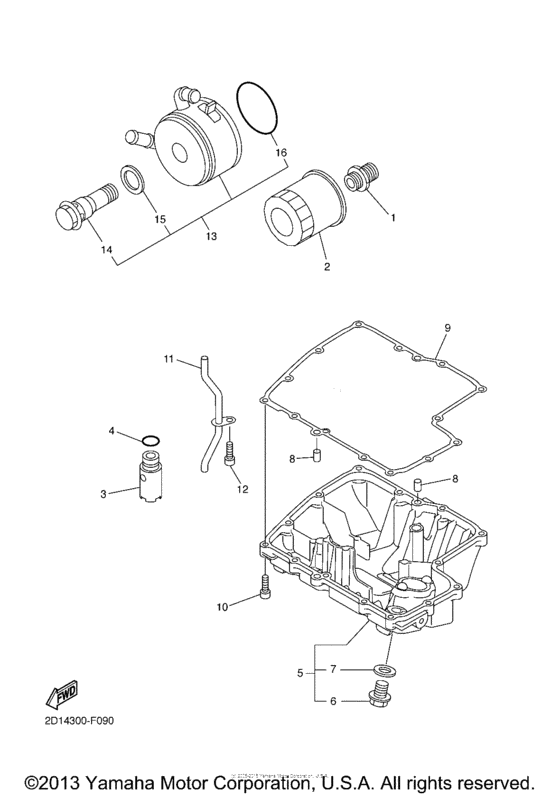 FZS10ZB Масляный фильтр
