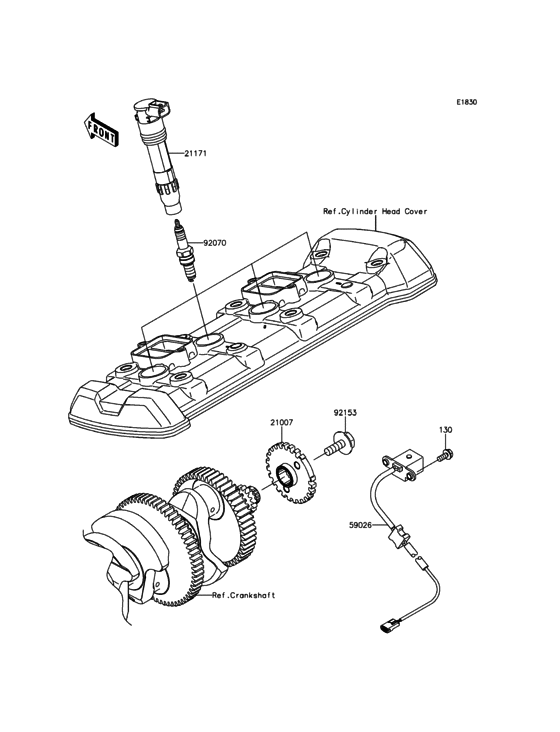 ZR1000 Система зажигания