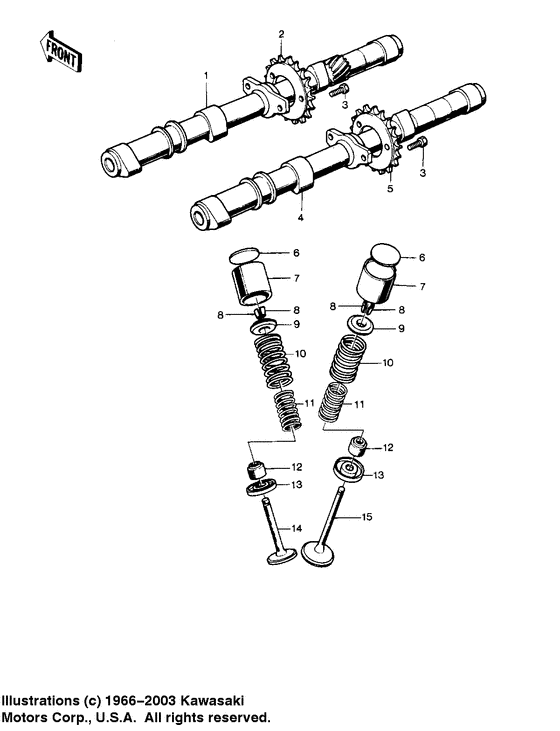 Camshafts/valves