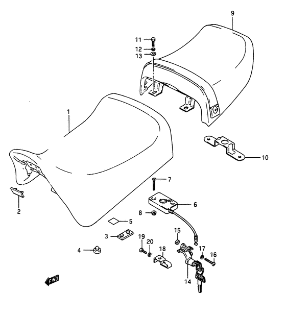 RG250 Пружина