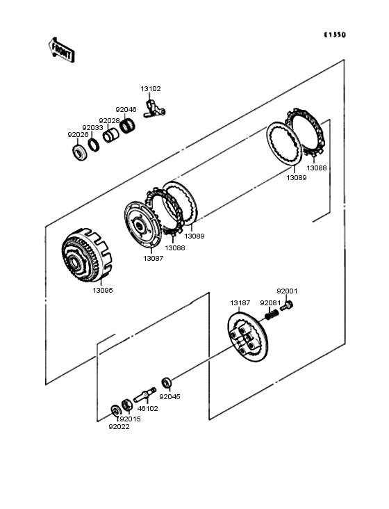 EL250 Сцепление