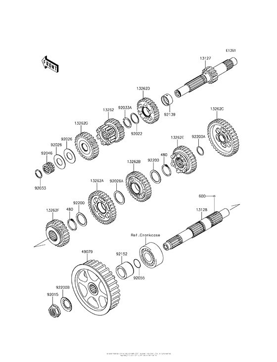 VN900 Трансмиссия