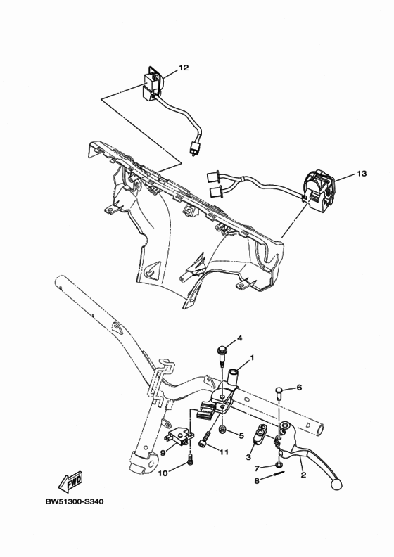 Handle switch & lever