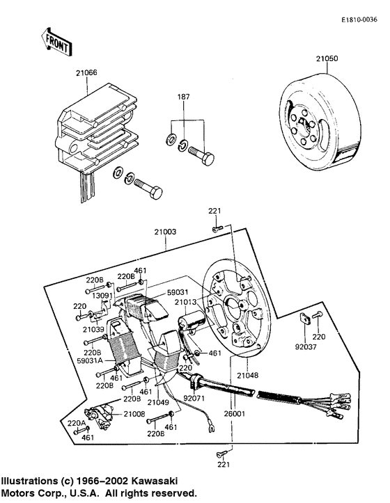 Ignition/generator/regulator