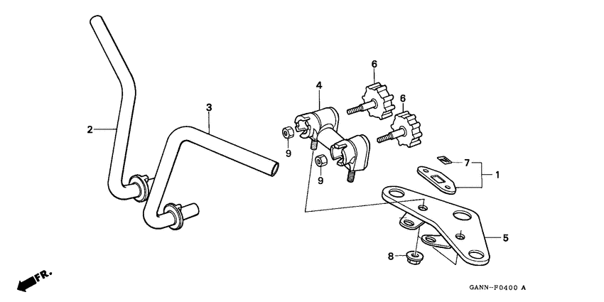 Handle pipe/top bridge