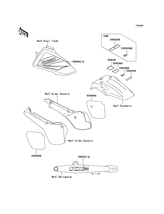 KX60 Наклейки