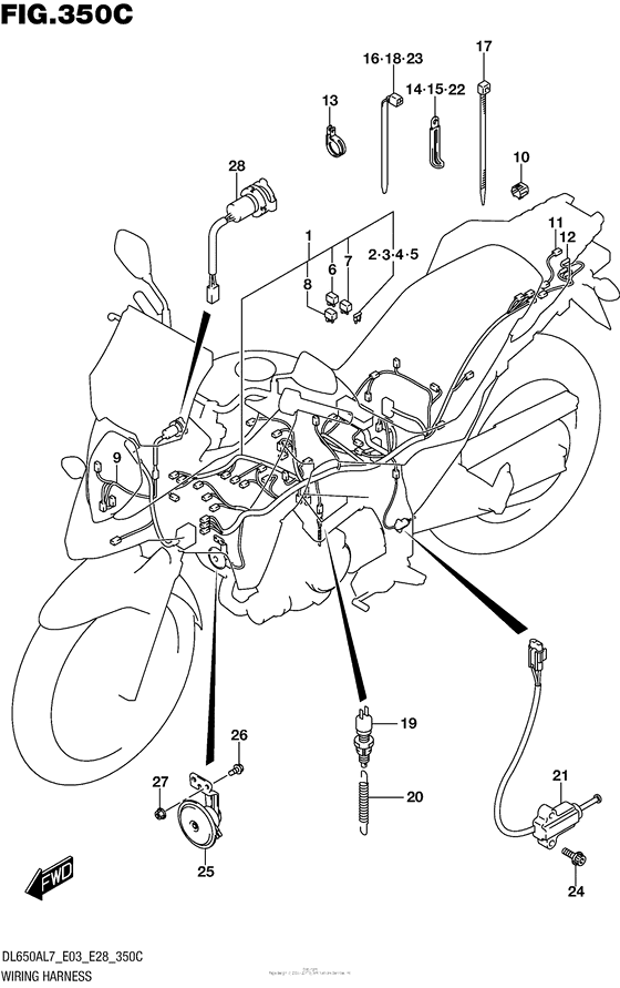 Wiring Harness (Dl650Al7 E33)