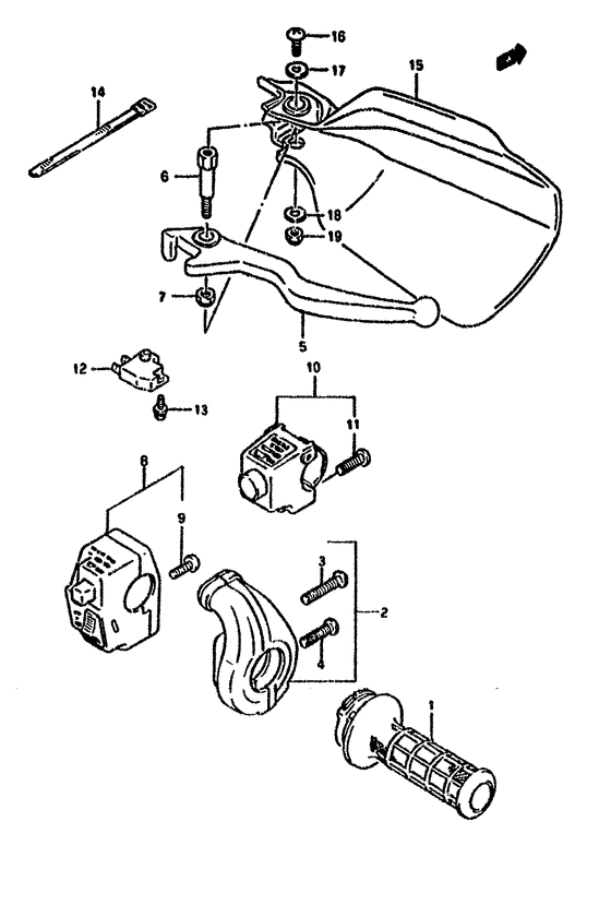 Right handle switch