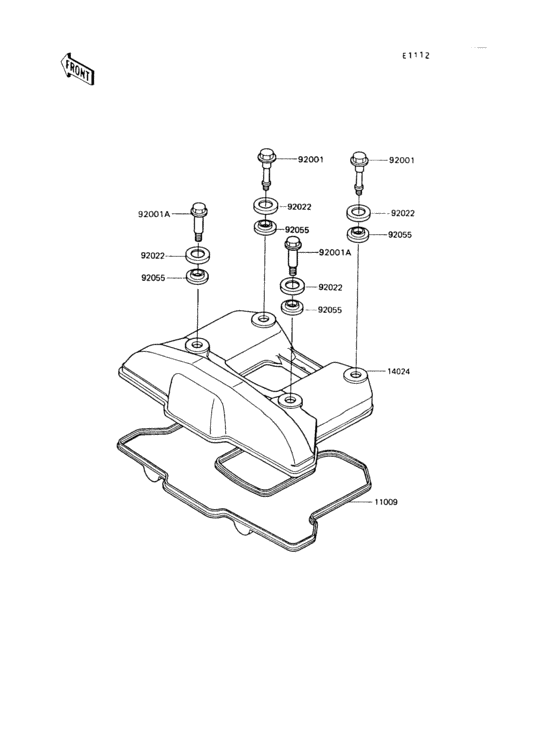 KL650 Крышка головки цилиндров