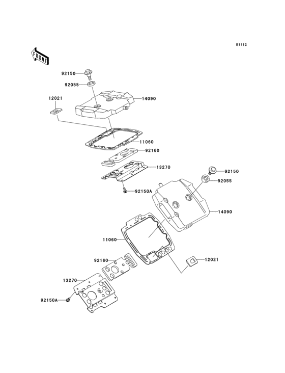 VN800 Крышка головки цилиндров