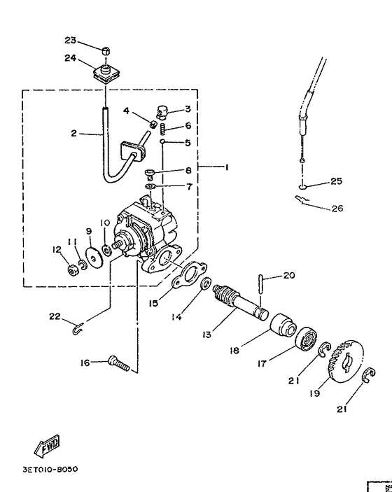 DT200R Масляный насос