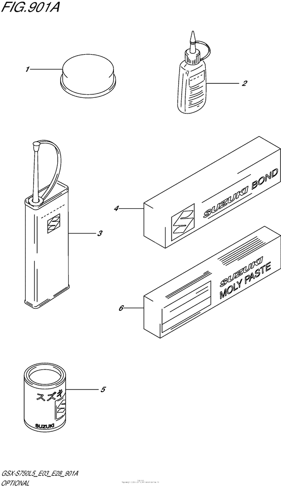 GSX-S750 Дооснащение -опции