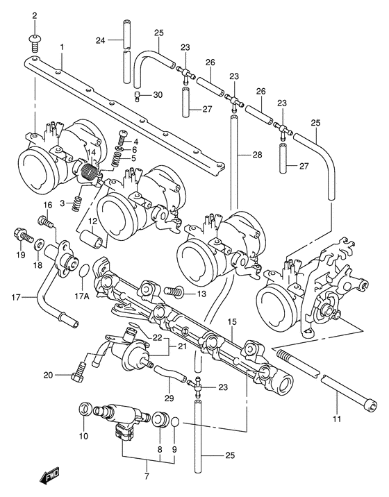 Throttle body fitting