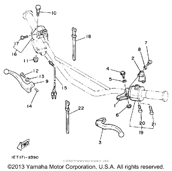 Handle switch - lever