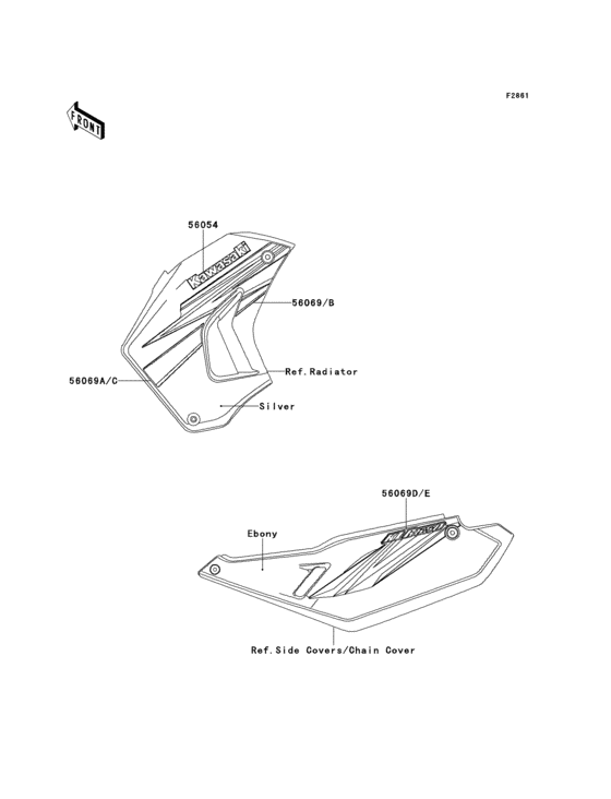 KL650 Decals(orange)(ebf)