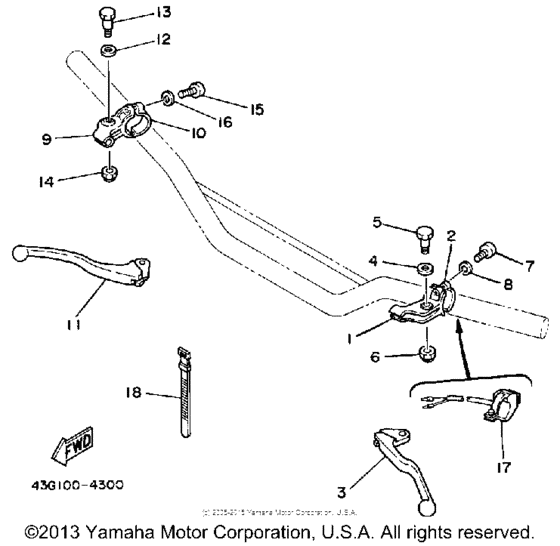 IT200L Handle switch-lever
