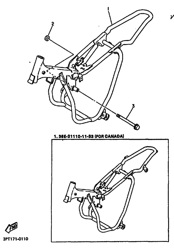 PW50 PW50A Frame comp