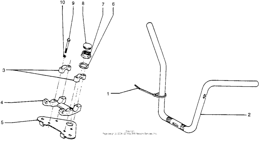 Handlebar + top bridge