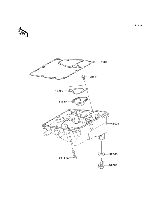 EX650 Маслянный поддон