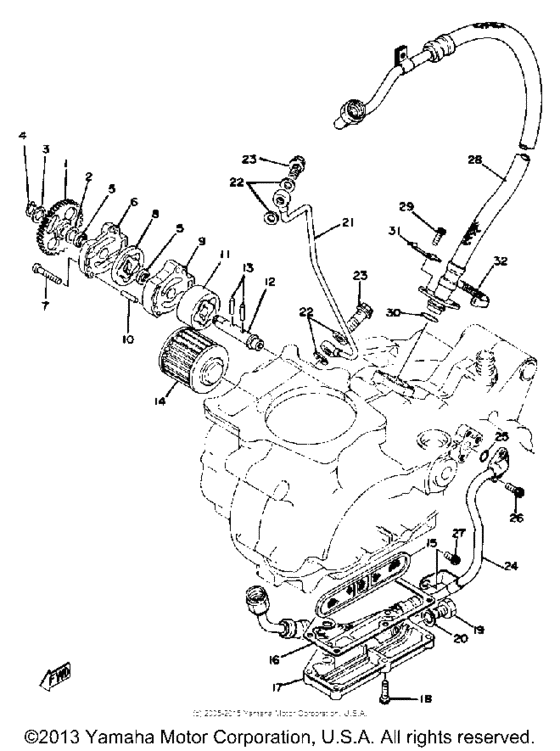 Oil pump - oil filter